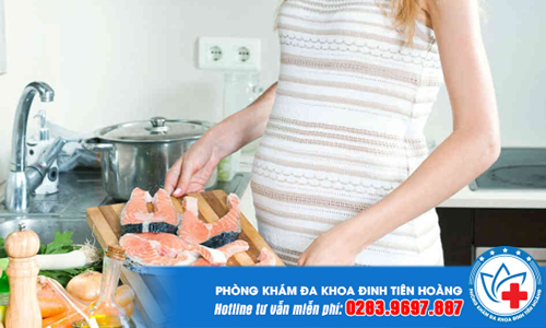 Cách ăn uống khi mang thai vào con không vào mẹ là ăn nhiều thịt cá