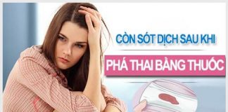 Tất tần tật thông tin về phá thai bằng thuốc còn sót dịch