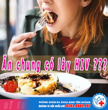 hiv lây qua ăn uống hay không
